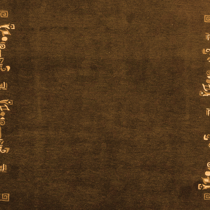 Machine Washable Abstract Orange Modern Area Rugs, wshabs3580org