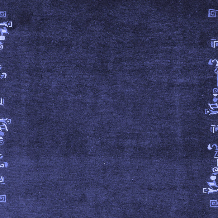 Machine Washable Abstract Blue Modern Rug, wshabs3580blu