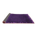 Sideview of Abstract Purple Modern Rug, abs3580pur