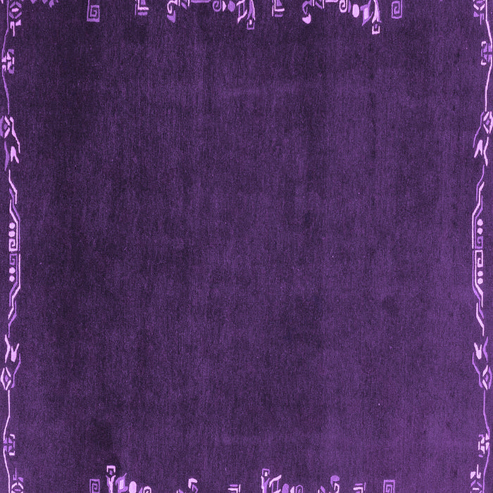 Square Machine Washable Abstract Purple Modern Area Rugs, wshabs3580pur