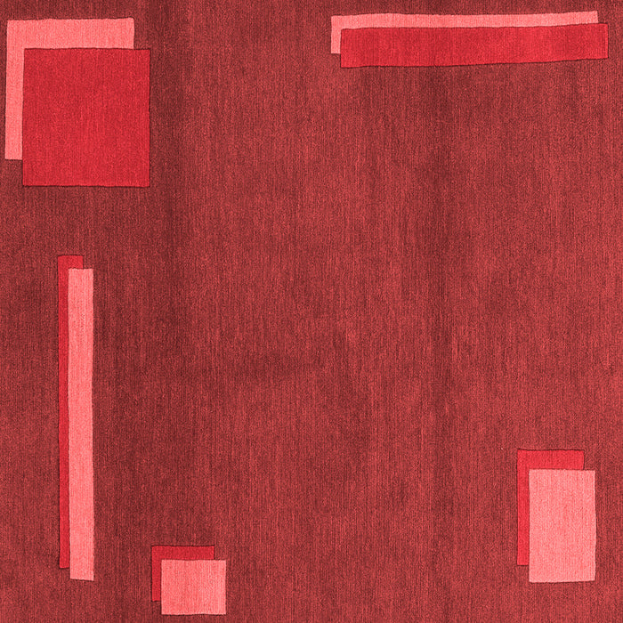 Machine Washable Abstract Red Modern Rug, wshabs3581red
