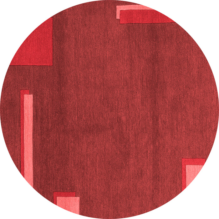 Machine Washable Abstract Red Modern Rug, wshabs3581red