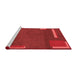 Modern Red Washable Rugs