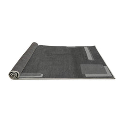 Sideview of Abstract Gray Modern Rug, abs3581gry
