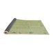 Sideview of Abstract Avocado Green Modern Rug, abs3582