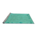 Sideview of Machine Washable Abstract Light Blue Modern Rug, wshabs3582lblu