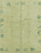 Abstract Avocado Green Modern Rug, abs3582