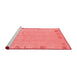 Modern Red Washable Rugs