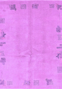 Abstract Purple Modern Rug, abs3582pur