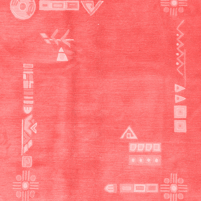 Machine Washable Abstract Red Modern Rug, wshabs3583red