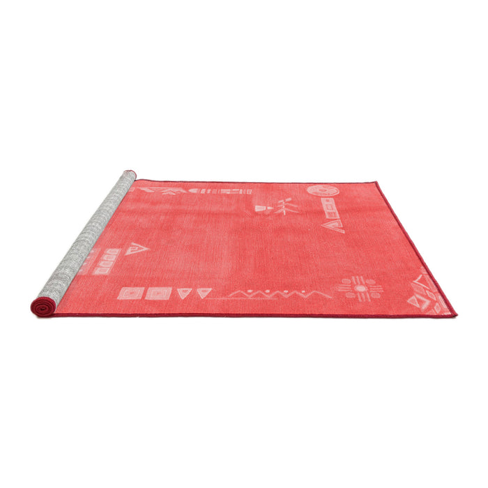 Modern Red Washable Rugs