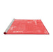 Modern Red Washable Rugs