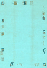 Solid Light Blue Modern Rug, abs3584lblu