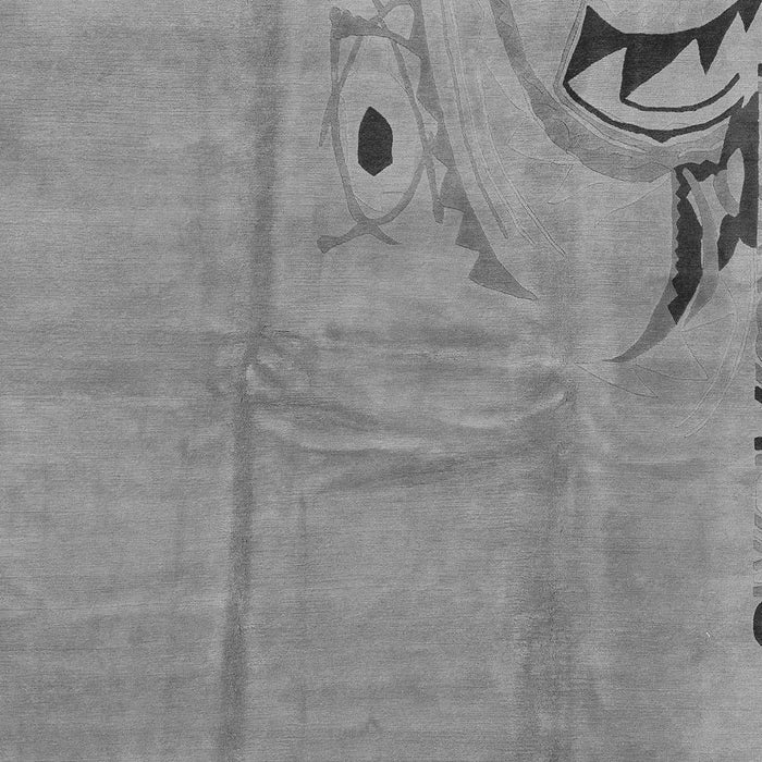 Abstract Gray Modern Rug, abs3585gry