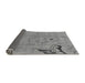 Sideview of Abstract Gray Modern Rug, abs3585gry