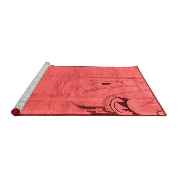 Modern Red Washable Rugs