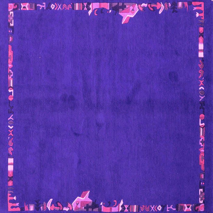 Square Abstract Pink Modern Rug, abs3586pnk