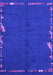 Machine Washable Abstract Purple Modern Area Rugs, wshabs3586pur