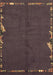 Abstract Brown Modern Rug, abs3586brn