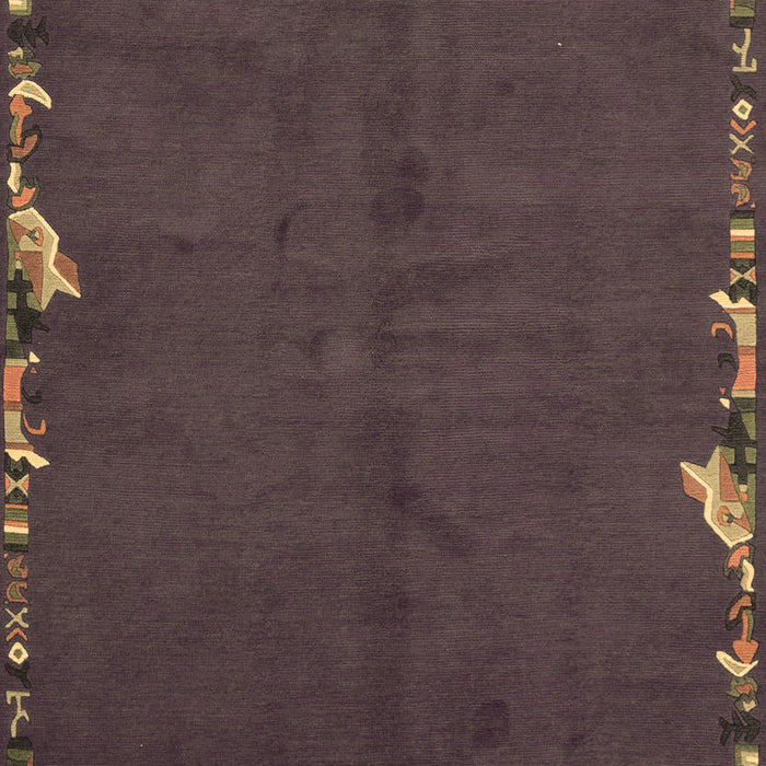 Abstract Brown Modern Rug, abs3586brn