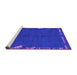 Sideview of Machine Washable Abstract Purple Modern Area Rugs, wshabs3586pur