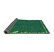 Sideview of Abstract Green Modern Rug, abs3586grn