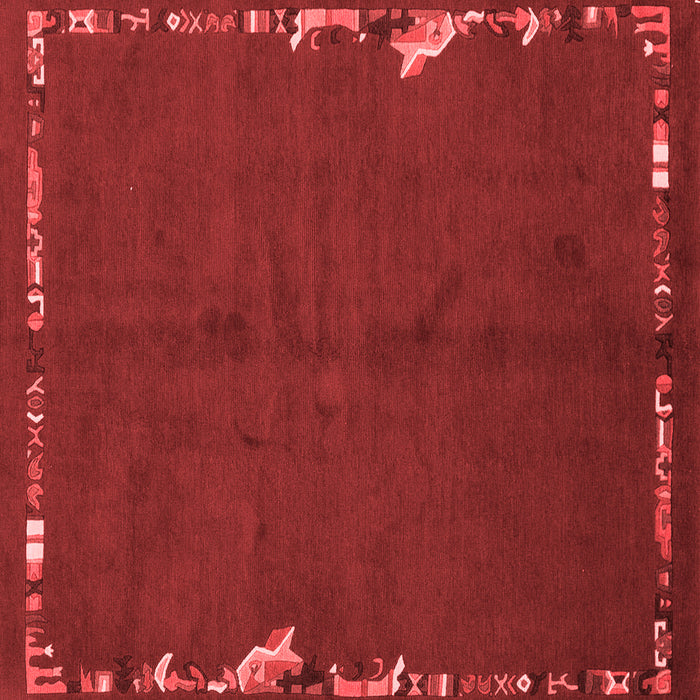 Abstract Red Modern Rug, abs3586red
