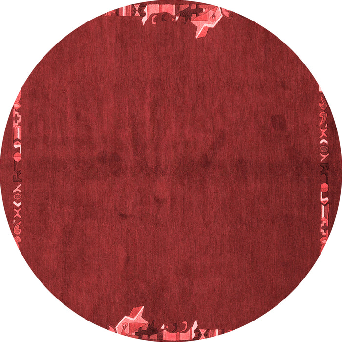 Abstract Red Modern Rug, abs3586red