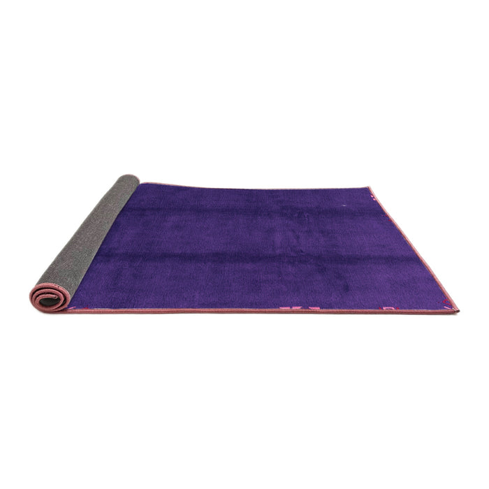 Sideview of Abstract Pink Modern Rug, abs3587pnk