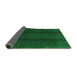 Sideview of Abstract Green Modern Rug, abs3587grn