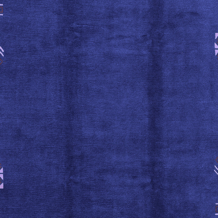 Machine Washable Abstract Blue Modern Rug, wshabs3587blu
