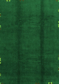 Abstract Green Modern Rug, abs3587grn