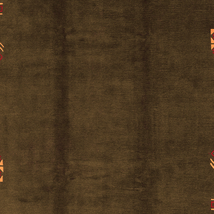 Abstract Orange Modern Rug, abs3587org