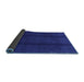 Sideview of Abstract Blue Modern Rug, abs3587blu