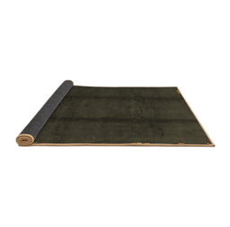Sideview of Abstract Brown Modern Rug, abs3587brn