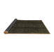 Sideview of Abstract Brown Modern Rug, abs3587brn