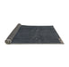 Sideview of Abstract Charcoal Blue Modern Rug, abs3588