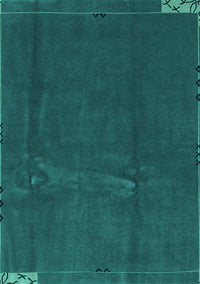 Abstract Turquoise Modern Rug, abs3588turq