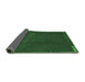 Sideview of Abstract Emerald Green Modern Rug, abs3588emgrn