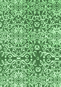 Abstract Emerald Green Modern Rug, abs3589emgrn