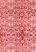 Abstract Red Modern Area Rugs