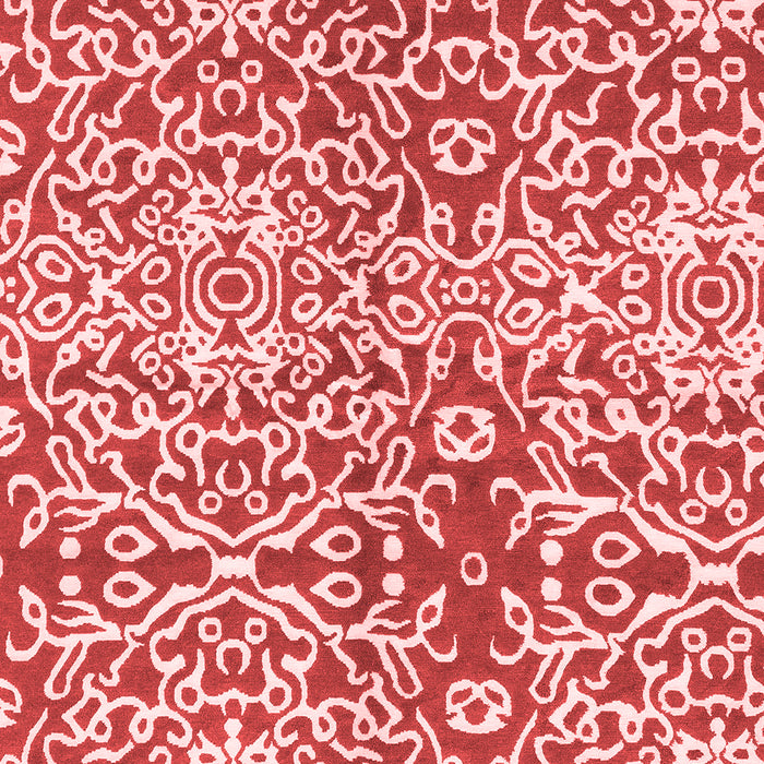 Abstract Red Modern Area Rugs