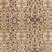 Square Abstract Brown Modern Rug, abs3589brn