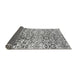 Sideview of Abstract Gray Modern Rug, abs3589gry