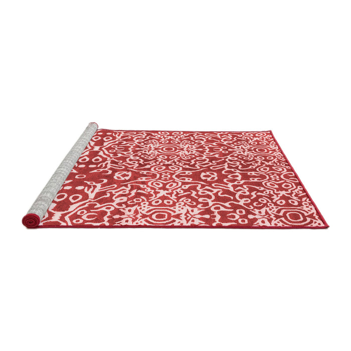 Modern Red Washable Rugs