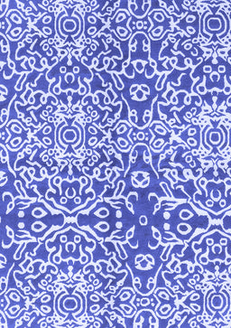 Abstract Blue Modern Rug, abs3589blu