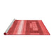 Modern Red Washable Rugs