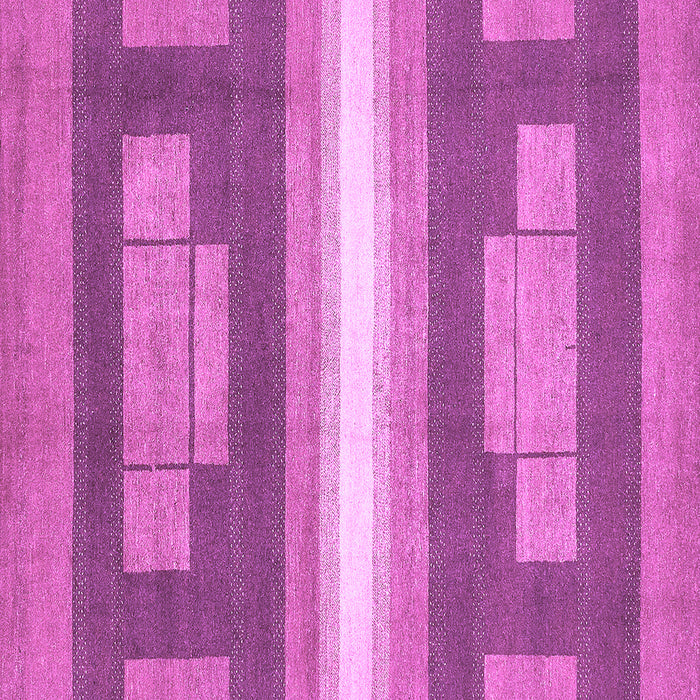 Square Machine Washable Abstract Purple Modern Area Rugs, wshabs358pur