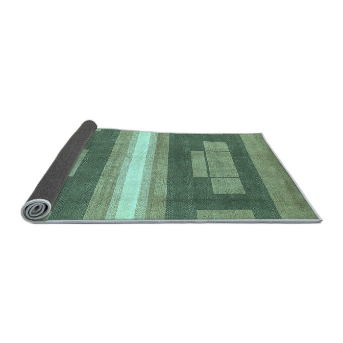 Sideview of Abstract Light Blue Modern Rug, abs358lblu