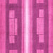 Square Abstract Pink Modern Rug, abs358pnk